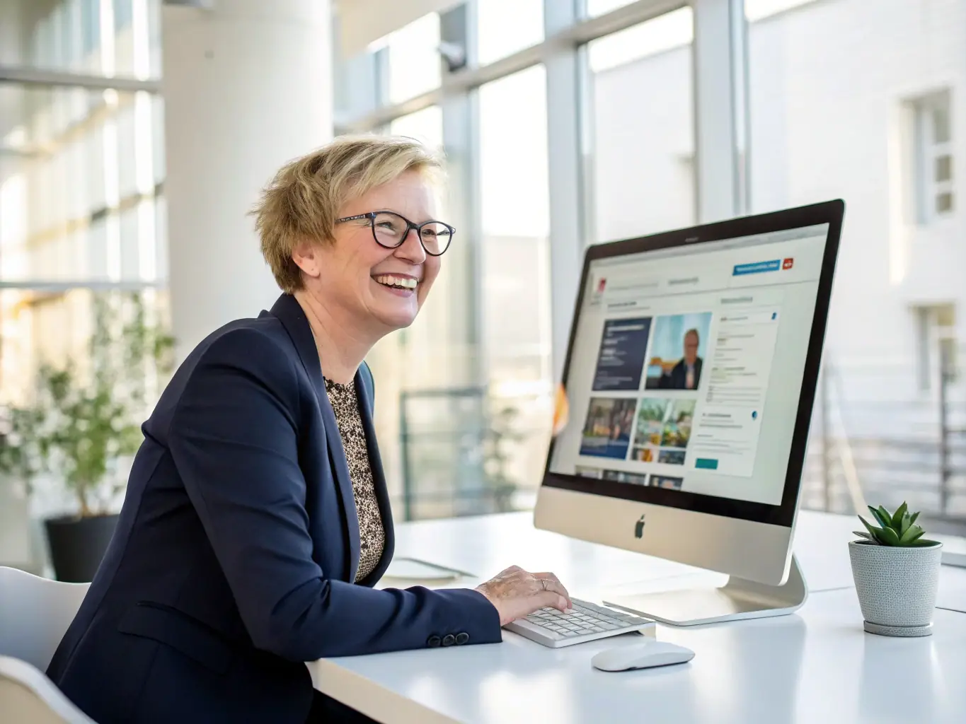 An image of a data analyst working on a dashboard filled with charts and graphs, illustrating data analysis in progress.